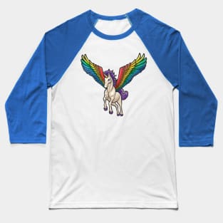 Pegasus Unicorn Baseball T-Shirt